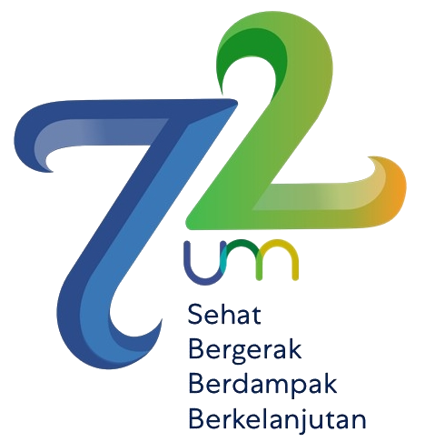 Logo Dies Natalis ke-72 UM